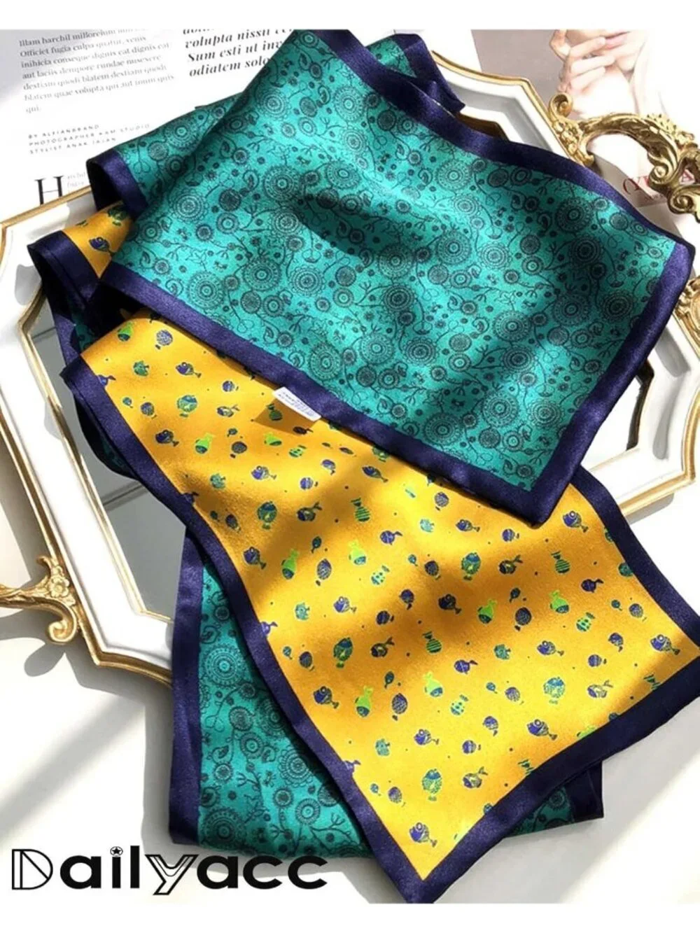 N/A silk scarf